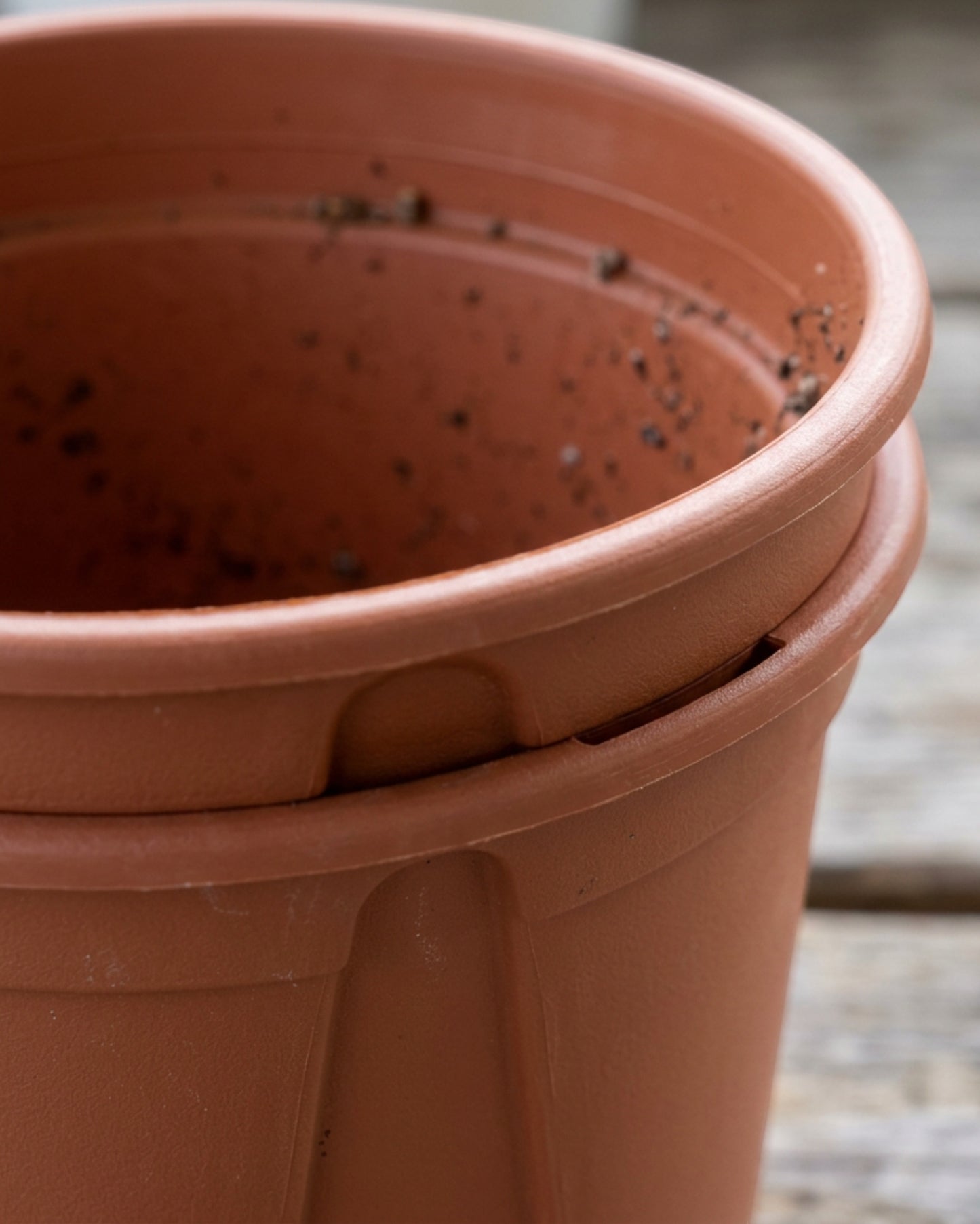 Ridg Plastic Nursery Pots Terracotta 5 in 6 Pack