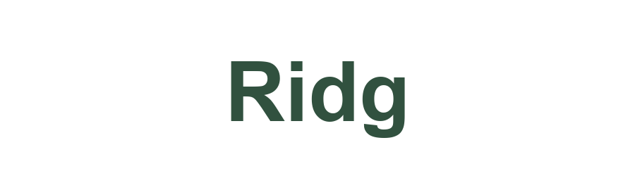 Ridg logo